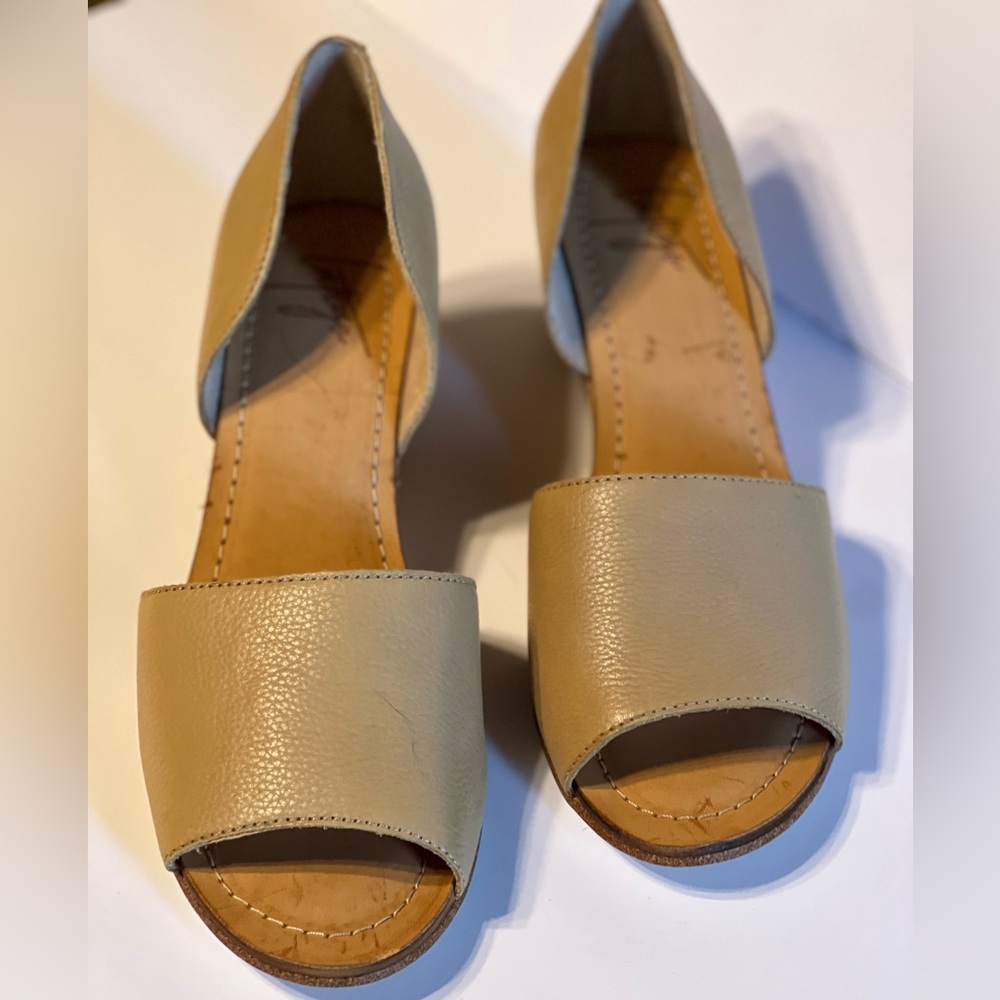 Women Latigo Wedge Sandals Leather